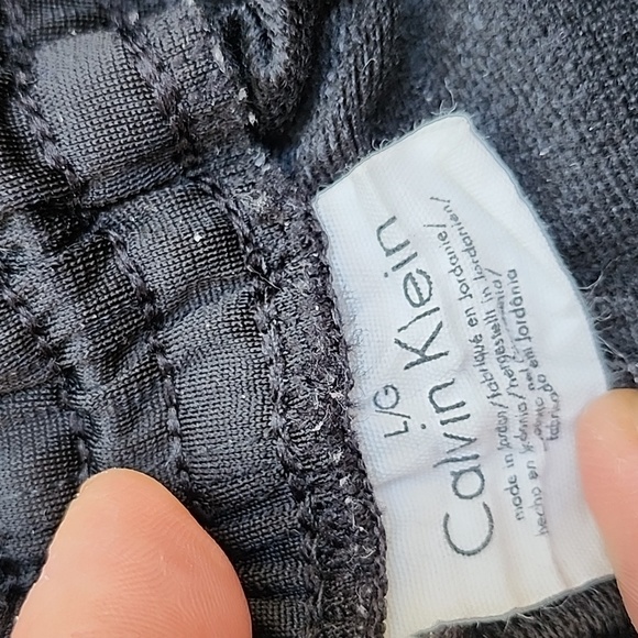 Calvin Kllein Black Joggers with Drawstring - Picture 3 of 7